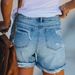 Women's Clothing Ripped Straight Pants Women's Denim Shorts Women Spot_ecoleips.com