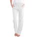Aria Basics 2025 Women's Spring Summer New European And American Style Solid Color Cotton Linen Drawstring Loose Casual Wide_ecoleips.com