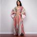 Women's European American Style Polyester Printed Beach Sun Protection Shirt Loose Dress Bikini Cover up Woven Front Vacation Clothing_ecoleips.com