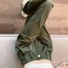 Women's Army Green Cargo Pants Loose Fit Slimming Straight Leg Casual Outdoor Hiking Spring Autumn Full Length Mid Waist_ecoleips.com