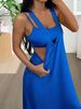 Women's Clothing Style Solid Color Two Piece Set Summer Temperament Personality Dress For Formal & Casual For Women_ecoleips.com