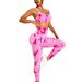 Multicolor Hip Lifting Yoga Pants Women's Tie Dye Sports Bra Set Fitness Yoga Clothes Tie Dye Yoga_ecoleips.com
