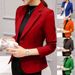 Women's Clothing Small Suit Red Multi Color Versatile Trend_ecoleips.com