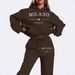 Women's Casual Comfortable Fleece Hoodie Sweater Suit Simple Design Autumn Clothing Wholesale International Hot Selling_ecoleips.com