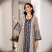 Muslim Women's Robe Fashion Elegant Temperament Mesh Dress Abaya_ecoleips.com
