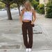 2023 New European And American Jeans, Women's Fashion Ins Street Style Vintage Loose Multi-Pocket Cargo Pants_ecoleips.com