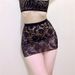 Lace Transparent Thin Sheer Midi Bodycon For Women Without Lining Mini Skirt 9025_ecoleips.com