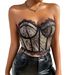 Aria Basics Aria Basics European And American Cross-Border Trade Street Style Sexy Underwire Fishbone Slim Waist Lace Tube Top Vest 1211_ecoleips.com