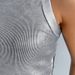 Women's Clothing Futuristic Silver Inner Wear Knitted Vest Women's Slim Fashion Pullover Top_ecoleips.com