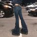 K New Women's Straight Leg Micro Flared Jeans With Street Style, Spicy Girl, Low Waist, Floor Length Pants, Long Pants_ecoleips.com