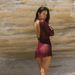 Women's Clothing Fashion Sexy Beach Skirt Women's Clothing Perspective Backpack Hip Skirt Short Knitted Dress Women_ecoleips.com