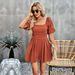 Diyun European And American Foreign Trade Women's Clothing Solid Color For Women 2023 Summer Elegant_ecoleips.com