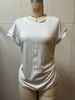 Verve 2025 Women's Round Neck Short Sleeve Casual T-Shirt With Raglan Sleeves And Elastic Waistband_ecoleips.com