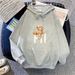 New Autumn And Winter Plus-size Loose Casual Style Hooded Sweatshirt For Women, Oversized Fleece-lined_ecoleips.com