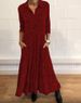 Women's Clothing Women's Long Sleeved V Neck Dress Autumn Winter Print Style Fashion For Ladies For Formal & Casual_ecoleips.com
