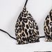 foreign Trade Bikini Swimwear 2025 New European And American Leopard Print Lace-up Sexy Swimsuit Women's_ecoleips.com
