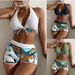 Women's Clothing Bikini Women With Chest Pads Conservative Backless Swimsuit_ecoleips.com
