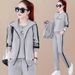 Cross-Border Sportswear New Fashion Casual Sweatshirt Three-Piece Cardigan Middle-Aged Women Spring Autumn Set_ecoleips.com