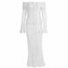 Women's Sexy Lace Long Sleeve Off Shoulder Backless Bodycon Maxi Dress – Elegant Party Evening Gown_ecoleips.com