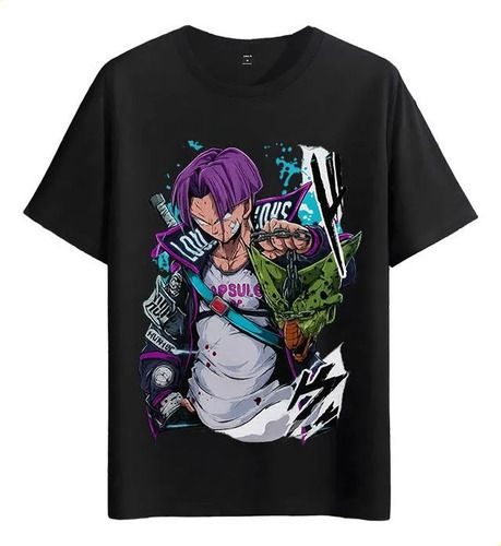Women's T-Shirts Tshirt Muscle Freaks Trunks Cell Estilo Anime Dragon Ball_ecoleips.com