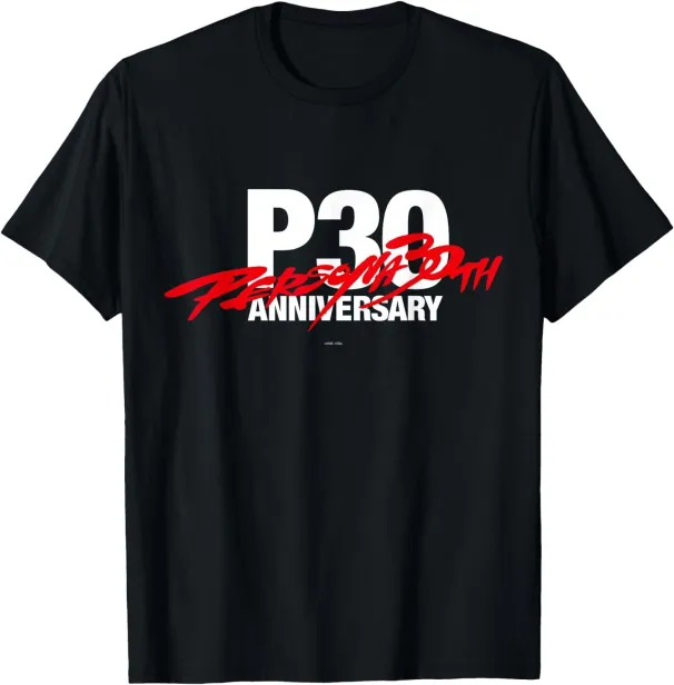 Women's T-Shirts Persona 30th Anniversary Black Logo ATLUS T-Shirt_ecoleips.com