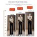 2025 Spring/Summer New Black Flared Pants For Women, Popular High-Waisted Slimming Autumn Petite Micro-Flare Jeans_ecoleips.com