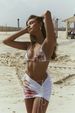 Women's Clothing Split Bikini Flower Print Swimsuit Sexy Swimsuit Three Piece Set_ecoleips.com