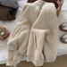 Women's Clothing Fleece-Lined Zip-Up Hoodie - Cozy Winter Pullover With Stand Collar, Loose Fit Casual Outerwear For Daily Commute (Grey/Beige/Brown)_ecoleips.com