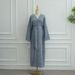 "Heavyweight Winter Cardigan – Long Sleeve Maxi Coatigan With Princess Sleeves & Bead Embellishments (M-L)"_ecoleips.com