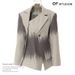 K British Style Geometric Print Personalized Cutting Slim Fit Woolen Coat For Women_ecoleips.com