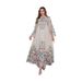 Verve Elegant Dress Embroidered Printed Abaya Muslim Robe Dubai Women's Fashion_ecoleips.com