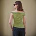 Voya Women's Sexy Imperial Style T-shirt For Spring And Summer, Fashionable One Neck Design Top_ecoleips.com