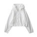 Women's Clothing Casual Drawstring Jacket Autumn Style Hot Girl Loose Hooded Sports Long Sleeved Top_ecoleips.com