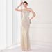 Women's Clothing New Bead Style Sequin Fairy Lady Party Party Evening Dress Sexy Long Toast Dress Bride_ecoleips.com