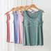Modal Camisole With Chest Pads Women, Thin, Loose, Plus Size, Suitable For Inner Or Outer Wear, Sleeveless Base Shirt_ecoleips.com