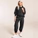 European And American Fashion 2025 New Style High-end Washed Elastic Waist Workplace Women's Clothing Simple Solid Color_ecoleips.com