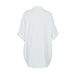 Women's Clothing Cotton And Linen Button Down Medium Long Short Sleeved Loose Shirt For Women_ecoleips.com