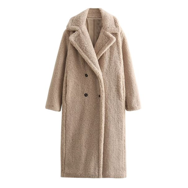 2026 Women's Clothing Autumn And Winter New Products Street Fashion Fleece Long Lamb Wool Coat Coat_ecoleips.com