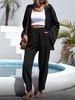 Women's Clothing Spring And Autumn Cotton And Linen Loose Fashion Casual Suits_ecoleips.com