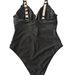 Plus Size One-Piece Swimsuit – Retro High-Waisted & Open Back Design, Sexy Cross Strap For Slimming Fit (Floral Print, 0xl/1xl/2xl/3xl)_ecoleips.com