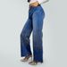 Women's European American Style Starry Rhinestone Denim Jeans Loose Straight Leg Casual Trousers Sparkly Street Style Long Pants_ecoleips.com
