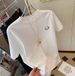Women's White round Neck Cartoon T-Shirt Short Sleeve Loose Fit Slimming Versatile Top for Students Trendy Summer Wear_ecoleips.com