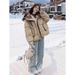 girl Designed Short Thickened Warm Cotton Women Winter 2024 New Fashionable Stylish Puffer Jacket For Petite Figures_ecoleips.com