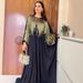 Women's Clothing Bright Silk Floral Dress Flowy Dress With Elastic Waist Casual Wear_ecoleips.com