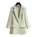 Women's Clothing New Stylish Professional Women's Skirt Suit Spring Fashion Chic Floral Suspender Skirt Suit Two Piece Suit Export_ecoleips.com