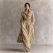 In-stock Cross-border European And American Zip-up Collar Elastic Waist Long Dress, Vacation Style Women's Clothing_ecoleips.com