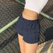2025s Solid Color Cargo Denim Shorts For Women_ecoleips.com