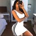 Sexy Women Summer Dress Bandage Bodycon Sleeveless Evening Party Club Short Mini Dress Fashion Women Clothes_ecoleips.com