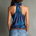 2026 European And American Cross-border Independent Site Elegant Casual Western Bohemian Print Halter Neck Tank_ecoleips.com