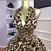 2025 Early Summer New Sleeveless Halter Leopard Print Waist-Cinching Ruched Puff Short Dress For Women_ecoleips.com